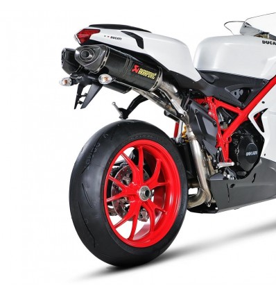 Coppia di marmitte Akrapovic Slip On Carbonio omologate per Ducati 1098/S/R e 1198S Coppia di marmitte Akrapovic Slip On Carbonio omologate per Ducati 1098/S/R e 1198S