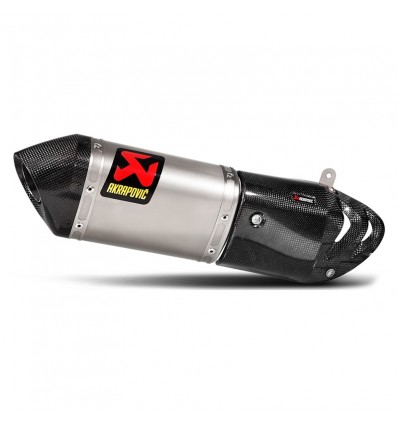 Marmitta Akrapovic Slip On Titanio omologata per Ducati Multistrada 1200S 15-16