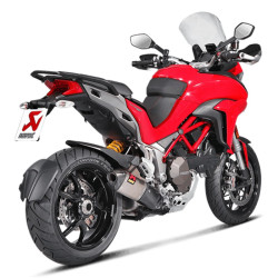 Marmitta Akrapovic Slip On Titanio omologata per Ducati Multistrada 1200S 15-16 Marmitta Akrapovic Slip On Titanio omologata per Ducati Multistrada 1200S 15-16