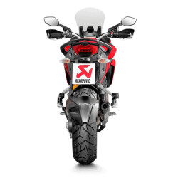 Marmitta Akrapovic Slip On Titanio omologata per Ducati Multistrada 1200S 15-16 Marmitta Akrapovic Slip On Titanio omologata per Ducati Multistrada 1200S 15-16