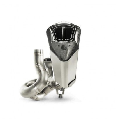 Marmitta Akrapovic Slip On Titanio omologata per Ducati Multistrada 1200S 15-16 Marmitta Akrapovic Slip On Titanio omologata per Ducati Multistrada 1200S 15-16