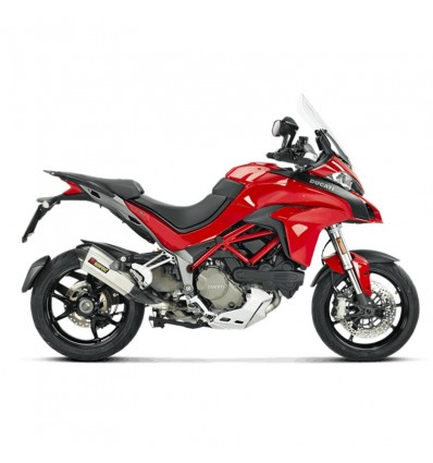 Marmitta Akrapovic Slip On Titanio omologata per Ducati Multistrada 1200S 15-16 Marmitta Akrapovic Slip On Titanio omologata per Ducati Multistrada 1200S 15-16