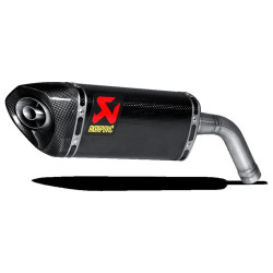 Marmitta Akrapovic Slip On Carbonio omologata per Honda MSX125/GROM 13-16 Marmitta Akrapovic Slip On Carbonio omologata per Honda MSX125/GROM 13-16