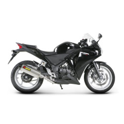 Marmitta Akrapovic Slip On Titanio omologata per Honda CBR250R 11-16 Marmitta Akrapovic Slip On Titanio omologata per Honda CBR250R 11-16