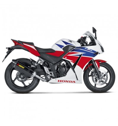 Marmitta Akrapovic Slip On Carbonio non omologata per Honda CBR300R 14-16 Marmitta Akrapovic Slip On Carbonio non omologata per Honda CBR300R 14-16