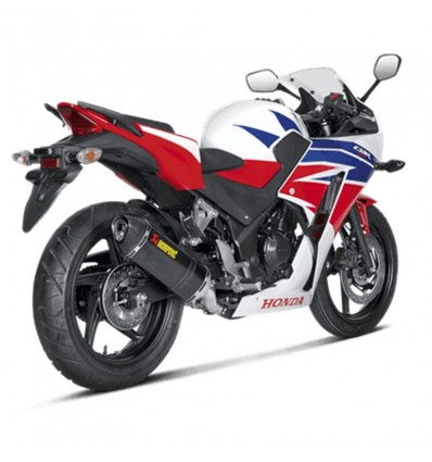 Marmitta Akrapovic Slip On Carbonio non omologata per Honda CBR300R 14-16 Marmitta Akrapovic Slip On Carbonio non omologata per Honda CBR300R 14-16