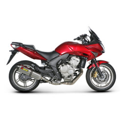 Marmitta Akrapovic Slip On Titanio omologata per Honda CBF600 09-14 Marmitta Akrapovic Slip On Titanio omologata per Honda CBF600 09-14