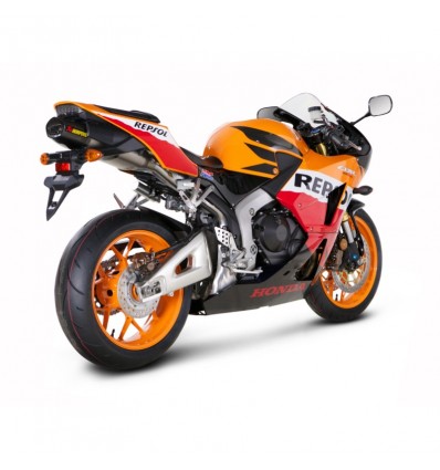 Marmitta Akrapovic Slip On Titanio omologata per Honda CBR600RR 13-16 Marmitta Akrapovic Slip On Titanio omologata per Honda CBR600RR 13-16