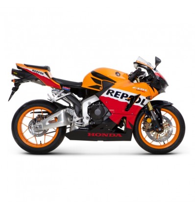Marmitta Akrapovic Titanio linea Evolution omologata per Honda CBR600RR 07-16 Marmitta Akrapovic Titanio linea Evolution omologata per Honda CBR600RR 07-16