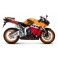 Marmitta Akrapovic Titanio linea Evolution omologata per Honda CBR600RR 07-16 Marmitta Akrapovic Titanio linea Evolution omologata per Honda CBR600RR 07-16