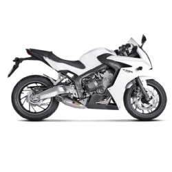 Marmitta Akrapovic Titanio linea Racing omologata per Honda CB650F e CBR650F Marmitta Akrapovic Titanio linea Racing omologata per Honda CB650F e CBR650F