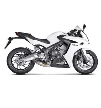 Marmitta Akrapovic Titanio linea Racing omologata per Honda CB650F e CBR650F Marmitta Akrapovic Titanio linea Racing omologata per Honda CB650F e CBR650F