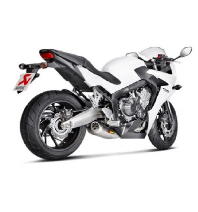 Marmitta Akrapovic Titanio linea Racing omologata per Honda CB650F e CBR650F Marmitta Akrapovic Titanio linea Racing omologata per Honda CB650F e CBR650F
