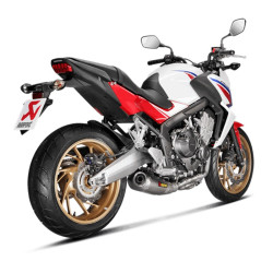 Marmitta Akrapovic Titanio linea Racing non omologata per Honda CB650F e CBR650F Marmitta Akrapovic Titanio linea Racing non omologata per Honda CB650F e CBR650F