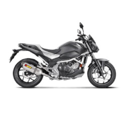 Marmitta Akrapovic Slip On Titanio omologata per Honda NC750S e NC700X Marmitta Akrapovic Slip On Titanio omologata per Honda NC750S e NC700X
