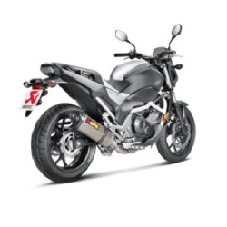 Marmitta Akrapovic Slip On Titanio omologata per Honda NC750S e NC700X Marmitta Akrapovic Slip On Titanio omologata per Honda NC750S e NC700X