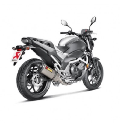 Marmitta Akrapovic Slip On Titanio omologata per Honda NC750S e NC700X Marmitta Akrapovic Slip On Titanio omologata per Honda NC750S e NC700X