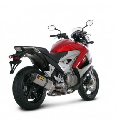 Marmitta Akrapovic Slip On Titanio omologata per Honda Crossrunner 11-14 Marmitta Akrapovic Slip On Titanio omologata per Honda Crossrunner 11-14