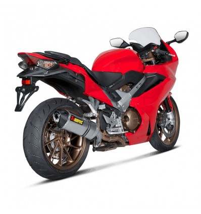 Marmitta Akrapovic Slip On Titanio omologata per Honda VFR 800F 14-16 e Crossrunner Marmitta Akrapovic Slip On Titanio omologata per Honda VFR 800F 14-16 e Crossrunner