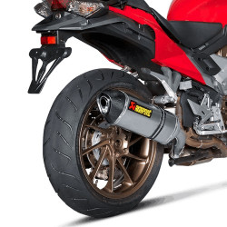 Marmitta Akrapovic Slip On Titanio omologata per Honda VFR 800F 14-16 e Crossrunner Marmitta Akrapovic Slip On Titanio omologata per Honda VFR 800F 14-16 e Crossrunner