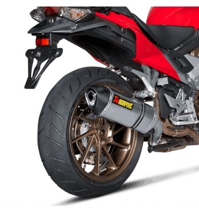 Marmitta Akrapovic Slip On Titanio omologata per Honda VFR 800F 14-16 e Crossrunner Marmitta Akrapovic Slip On Titanio omologata per Honda VFR 800F 14-16 e Crossrunner