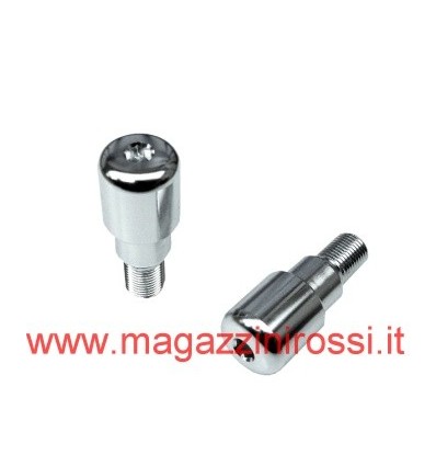 Terminali manubrio ONE Tuning Yamaha T-Max cromati Terminali manubrio ONE Tuning Yamaha T-Max cromati