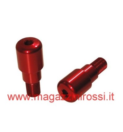 Terminali manubrio ONE Tuning Yamaha T-Max rossi Terminali manubrio ONE Tuning Yamaha T-Max rossi