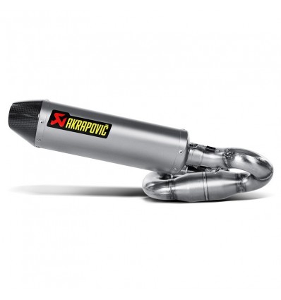 Marmitta Akrapovic Slip On Titanio omologata per Honda CBR1000RR/ABS 08-13