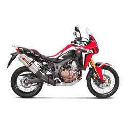 Marmitta Akrapovic Slip On Titanio omologata per Honda CRF1000L Africa Twin 2016 Marmitta Akrapovic Slip On Titanio omologata per Honda CRF1000L Africa Twin 2016