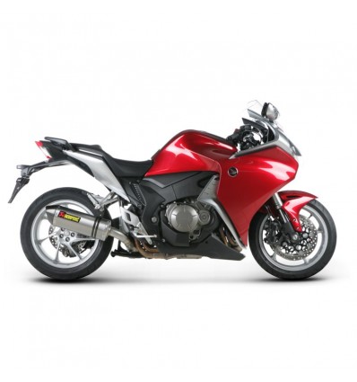 Marmitta Akrapovic Slip On Titanio omologata per Honda VFR1200F 10-15 Marmitta Akrapovic Slip On Titanio omologata per Honda VFR1200F 10-15