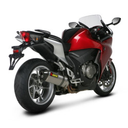 Marmitta Akrapovic Slip On Titanio omologata per Honda VFR1200F 10-15 Marmitta Akrapovic Slip On Titanio omologata per Honda VFR1200F 10-15