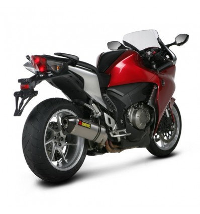 Marmitta Akrapovic Slip On Titanio omologata per Honda VFR1200F 10-15 Marmitta Akrapovic Slip On Titanio omologata per Honda VFR1200F 10-15
