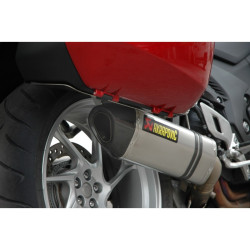 Marmitta Akrapovic Slip On Titanio omologata per Honda VFR1200F 10-15 Marmitta Akrapovic Slip On Titanio omologata per Honda VFR1200F 10-15