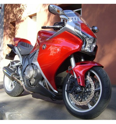 Marmitta Akrapovic Slip On Carbonio omologata per Honda VFR1200F 10-15 Marmitta Akrapovic Slip On Carbonio omologata per Honda VFR1200F 10-15