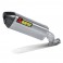 Marmitta alta Akrapovic Slip On Titanio omologata per Honda VFR1200F 10-15