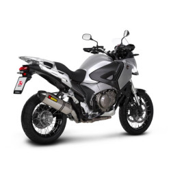 Marmitta Akrapovic Slip On Titanio omologata per Honda VFR1200C Crosstourer 12-15 Marmitta Akrapovic Slip On Titanio omologata per Honda VFR1200C Crosstourer 12-15