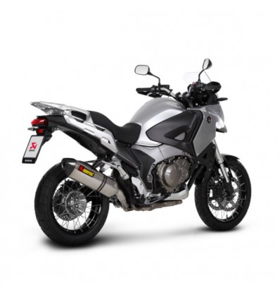 Marmitta Akrapovic Slip On Titanio omologata per Honda VFR1200C Crosstourer 12-15 Marmitta Akrapovic Slip On Titanio omologata per Honda VFR1200C Crosstourer 12-15