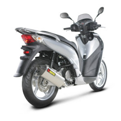 Marmitta Akrapovic Inox linea Racing omologata per scooter Honda PS 125/150 I e SH 125/150 I Marmitta Akrapovic Inox linea Racing omologata per scooter Honda PS 125/150 I e SH 125/150 I