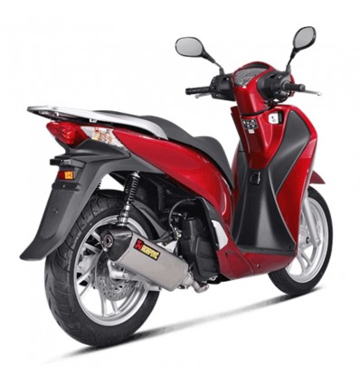 Marmitta Akrapovic linea Racing Inox omologata per scooter Honda SH 125 e 150 13-16 Marmitta Akrapovic linea Racing Inox omologata per scooter Honda SH 125 e 150 13-16