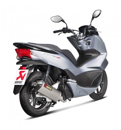 Marmitta Akrapovic linea Racing Inox omologata per scooter PCX 125/150 14-16 Marmitta Akrapovic linea Racing Inox omologata per scooter PCX 125/150 14-16