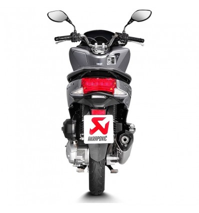 Marmitta Akrapovic linea Racing Inox omologata per scooter PCX 125/150 14-16 Marmitta Akrapovic linea Racing Inox omologata per scooter PCX 125/150 14-16