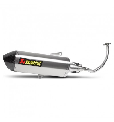 Marmitta Akrapovic linea Racing Inox omologata per scooter FORZA 125 15-16