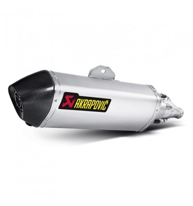 Marmitta Akrapovic Slip On Inox omologata per scooter Honda SH 300i 2016