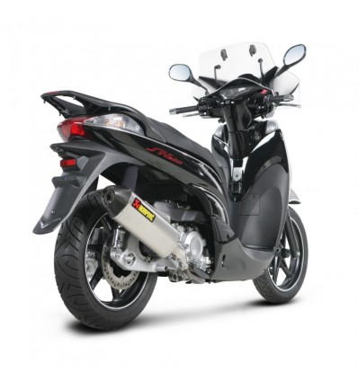 Marmitta Akrapovic Slip On Inox omologata per scooter Honda SH 300i 2016 Marmitta Akrapovic Slip On Inox omologata per scooter Honda SH 300i 2016