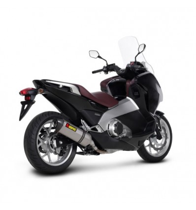 Marmitta Akrapovic Slip On Titanio omologata per Honda NC750S, NC700X e INTEGRA Marmitta Akrapovic Slip On Titanio omologata per Honda NC750S, NC700X e INTEGRA