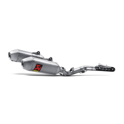 Coppia di marmitte Akrapovic Acciaio Inox non omologate per Honda CRF450R 15-16 Coppia di marmitte Akrapovic Acciaio Inox non omologate per Honda CRF450R 15-16