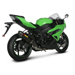 Marmitta Akrapovic Slip On Carbonio omologata per Kawasaki ZX-6R e Zx-6R 636 Marmitta Akrapovic Slip On Carbonio omologata per Kawasaki ZX-6R e Zx-6R 636