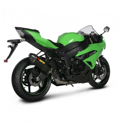 Marmitta Akrapovic Slip On Carbonio omologata per Kawasaki ZX-6R e Zx-6R 636 Marmitta Akrapovic Slip On Carbonio omologata per Kawasaki ZX-6R e Zx-6R 636