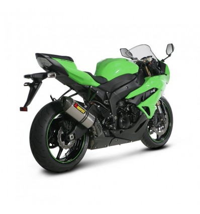 Marmitta Akrapovic Slip On Titanio non omologata per Kawasaki ZX-6R e Zx-6R 636 Marmitta Akrapovic Slip On Titanio non omologata per Kawasaki ZX-6R e Zx-6R 636