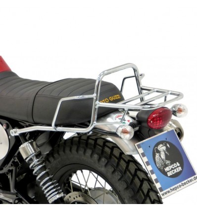 Portapacchi cromato Hepco & Becker Rear Rack per Moto Guzzi V7 II Scrambler 2016 Portapacchi cromato Hepco & Becker Rear Rack per Moto Guzzi V7 II Scrambler 2016